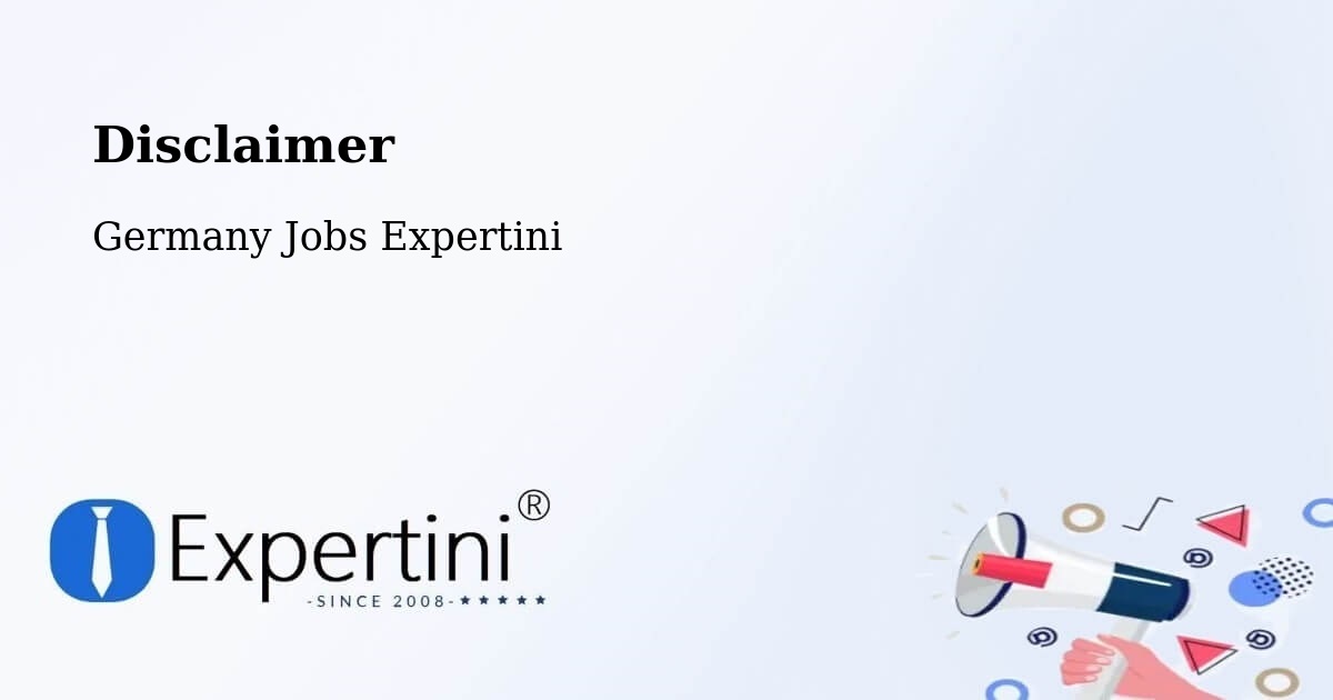 Disclaimer – Limbach - Germany Jobs Expertini