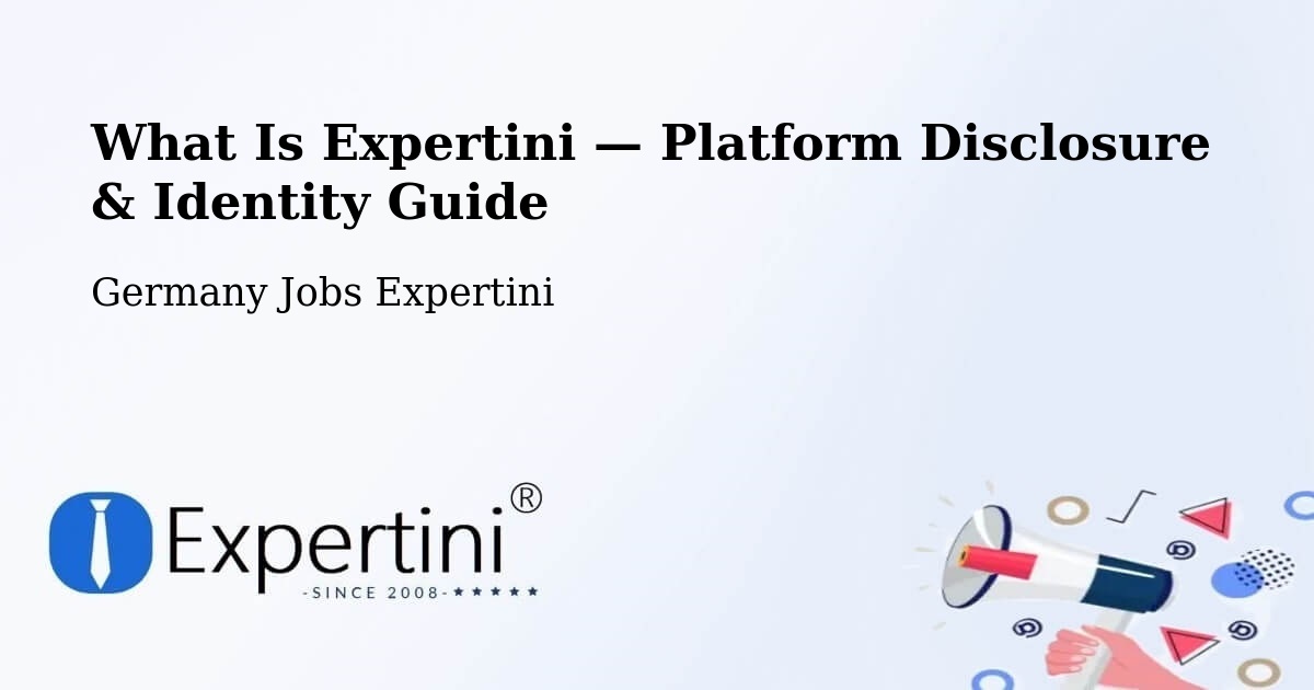 What Is Expertini — Platform Disclosure & Identity Guide – Limbach